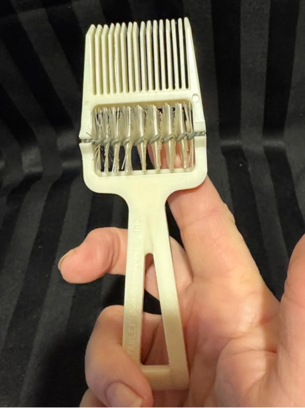 Vintage Stanley Hair Comb and Hair Brush Cleaner with Original Box